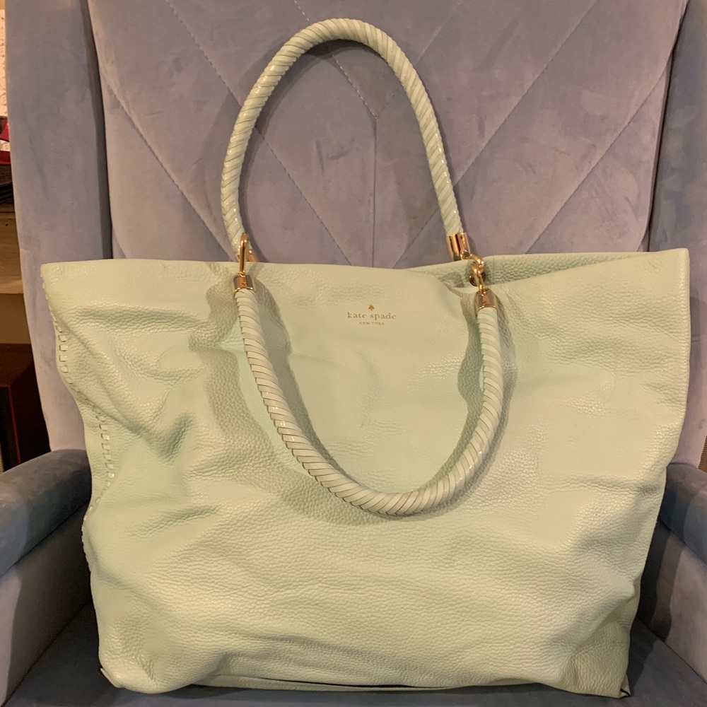 Tiffany blue Kate Spade tote